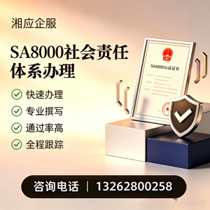 廊坊SA8000社会责任体系认证服务